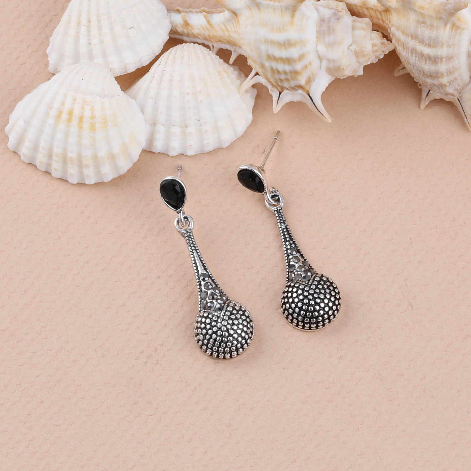 SILVER SHINE Party Wear Stylish Charm look  Dangle Earring For Women Girl - Earrings | Buy online on ZillyBuy