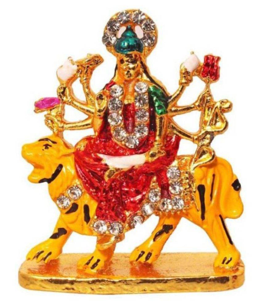     			NITIN COLLECTION Durga Brass Idol
