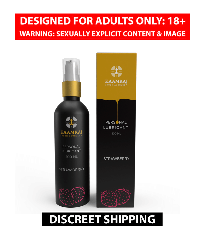 Kaamraj Strawberry Flavor Sex Lubricant And Edible Massage Oil