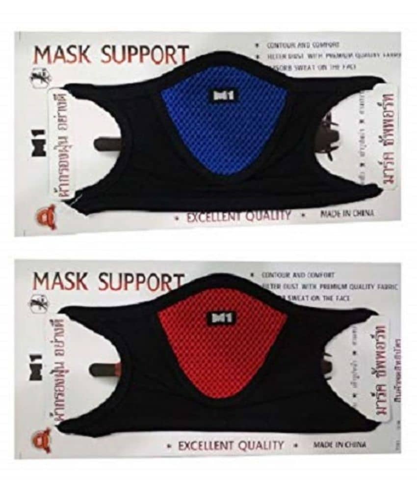 SureCare Multicolour Unisex Anti Fog/Dust Proof/Anti Pollution Breathable Face Mouth Protective Masks