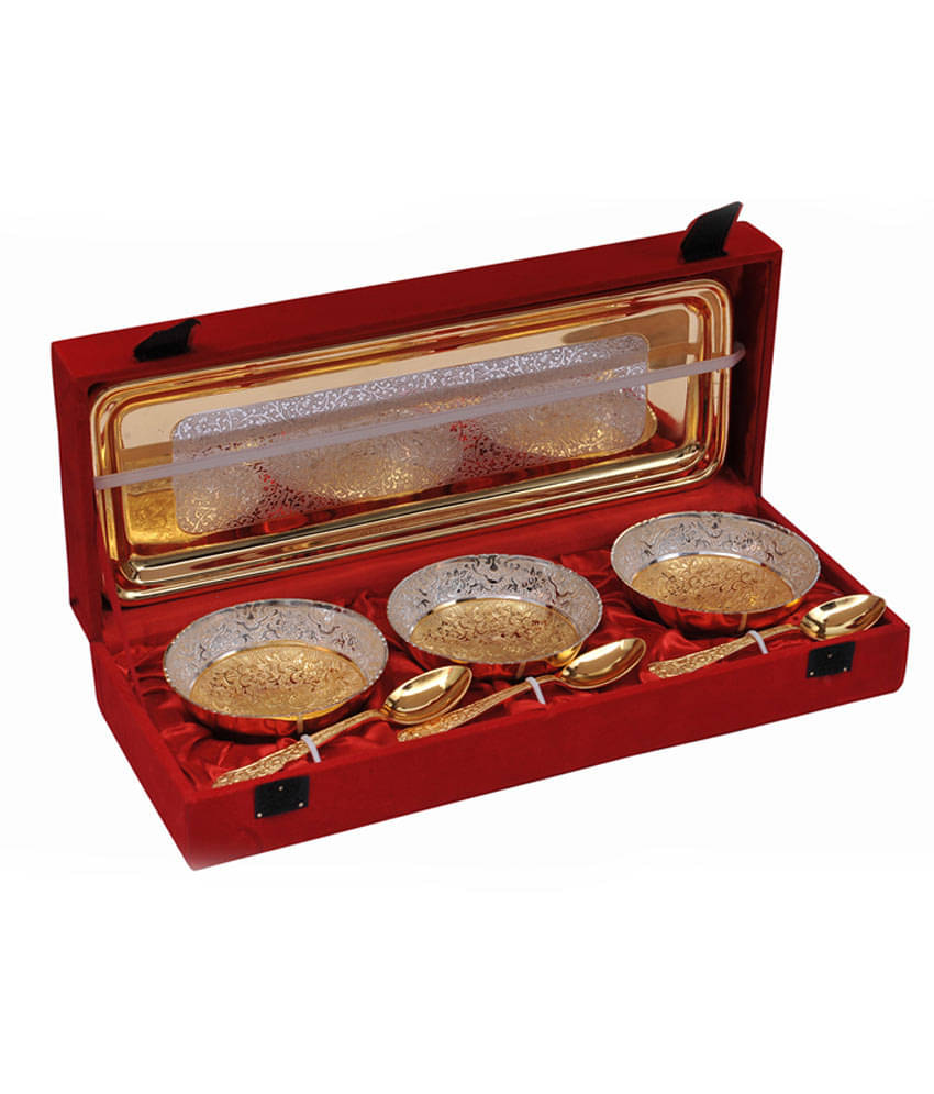     			Arsalan Silverplated Gold/Silver Plated Gift Item - Pack of 7