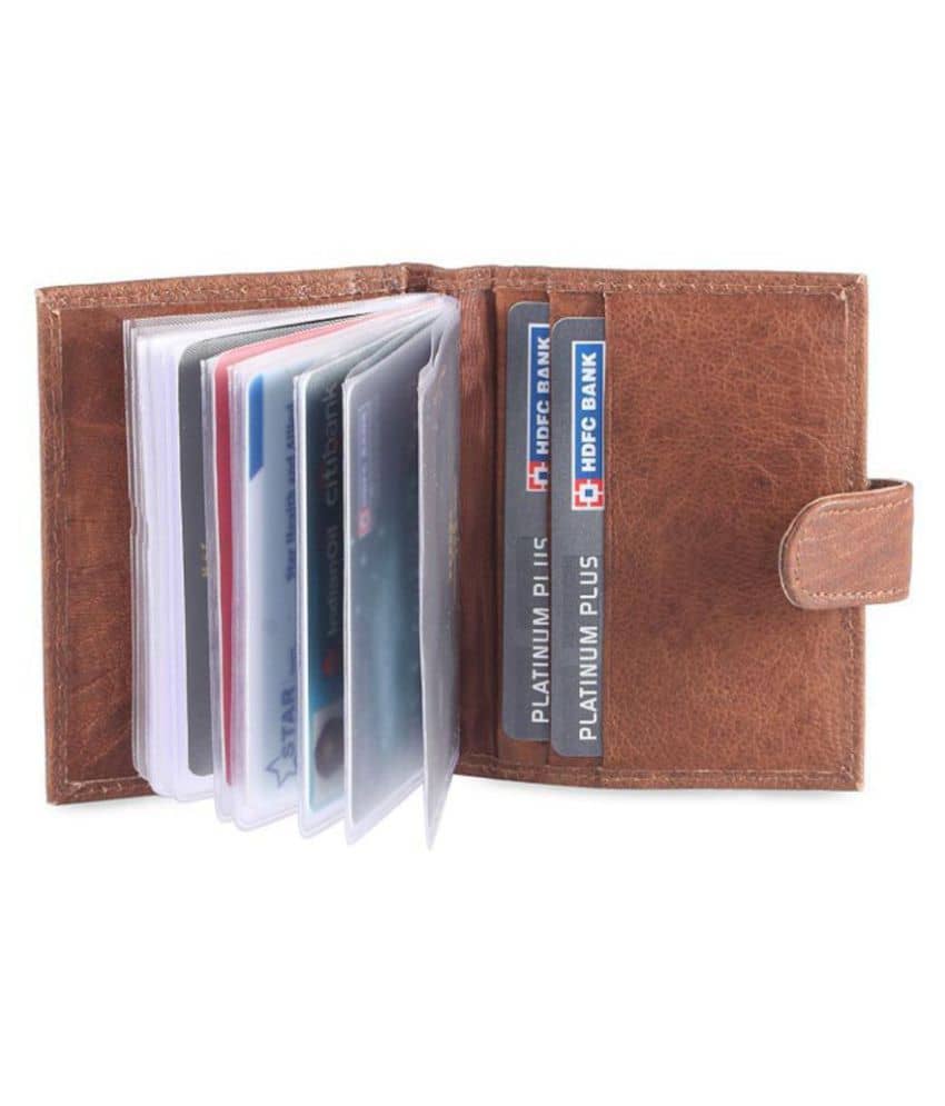 Hide&Sleek Leather Brown Formal Regular Wallet - Handbags | Buy online on ZillyBuy
