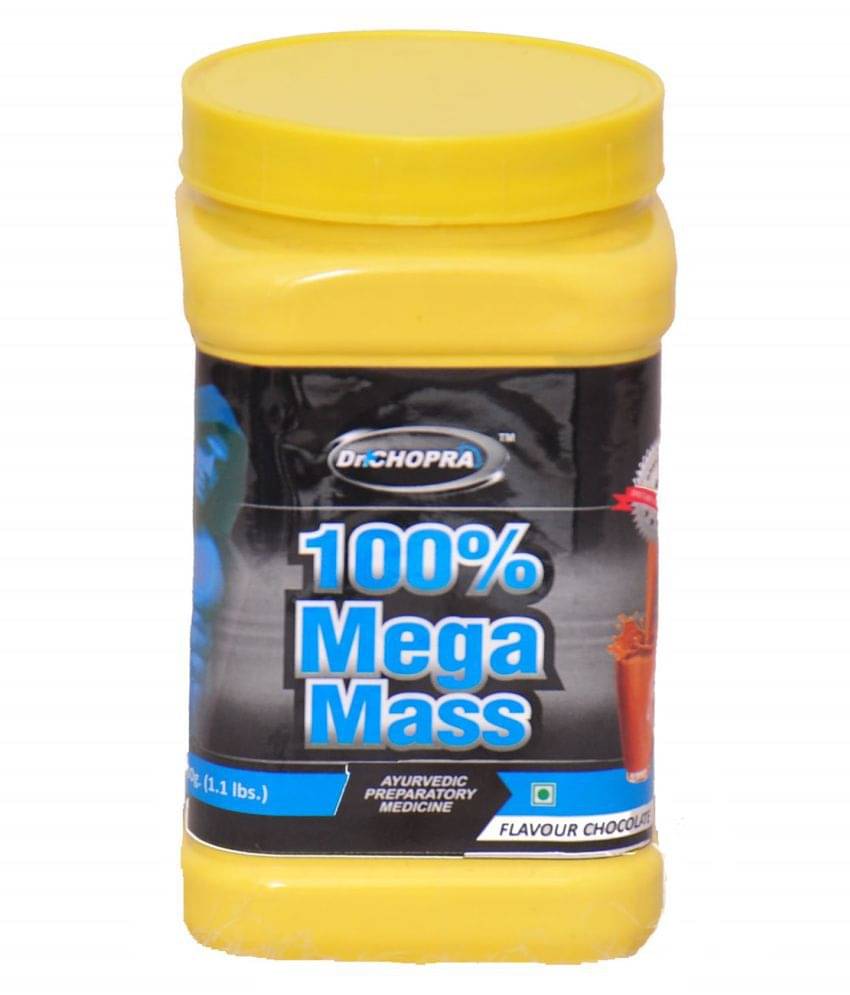 Rikhi 100% Mega Mass (Chocolate Flavor) Powder 500 Gm Rikhi 100% Mega Mass (Chocolate Flavor) Powder 500 Gm