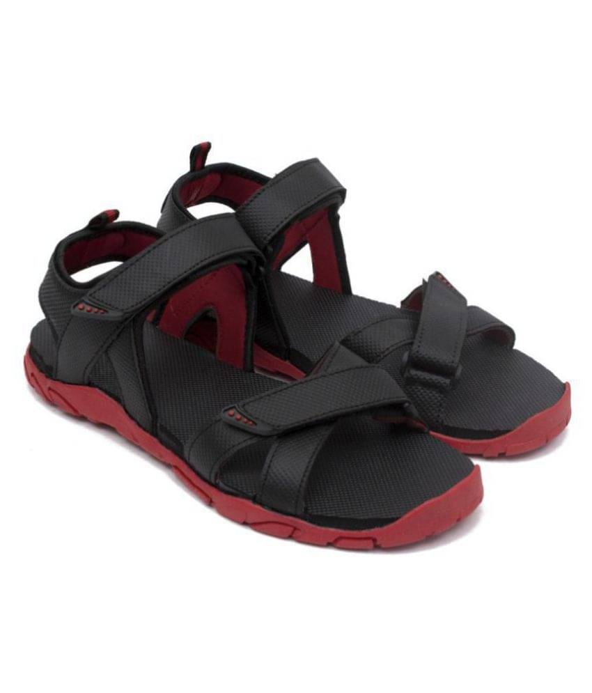     			ASIAN - Black Men's Floater Sandals