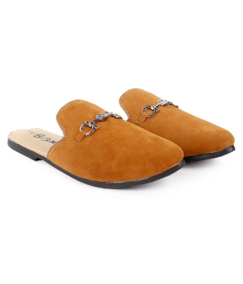     			BXXY Mules Tan Casual Shoes