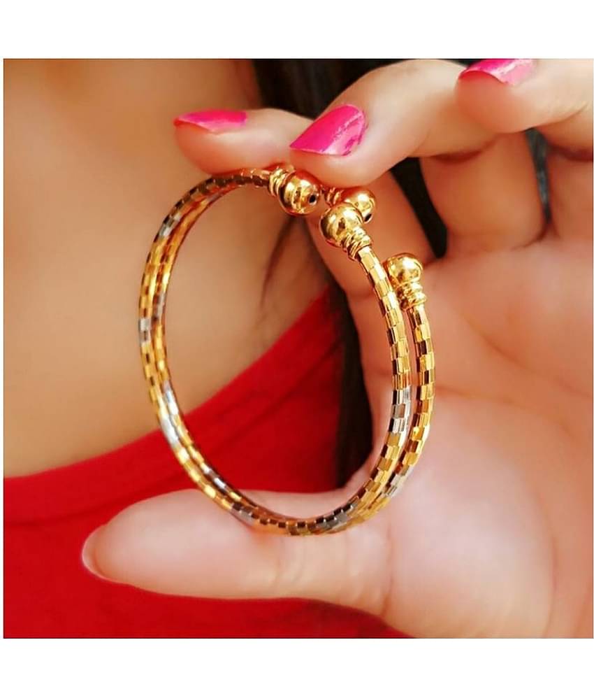 Gilher Daily Wear Adjustable Bangle Pair For Women And Girl