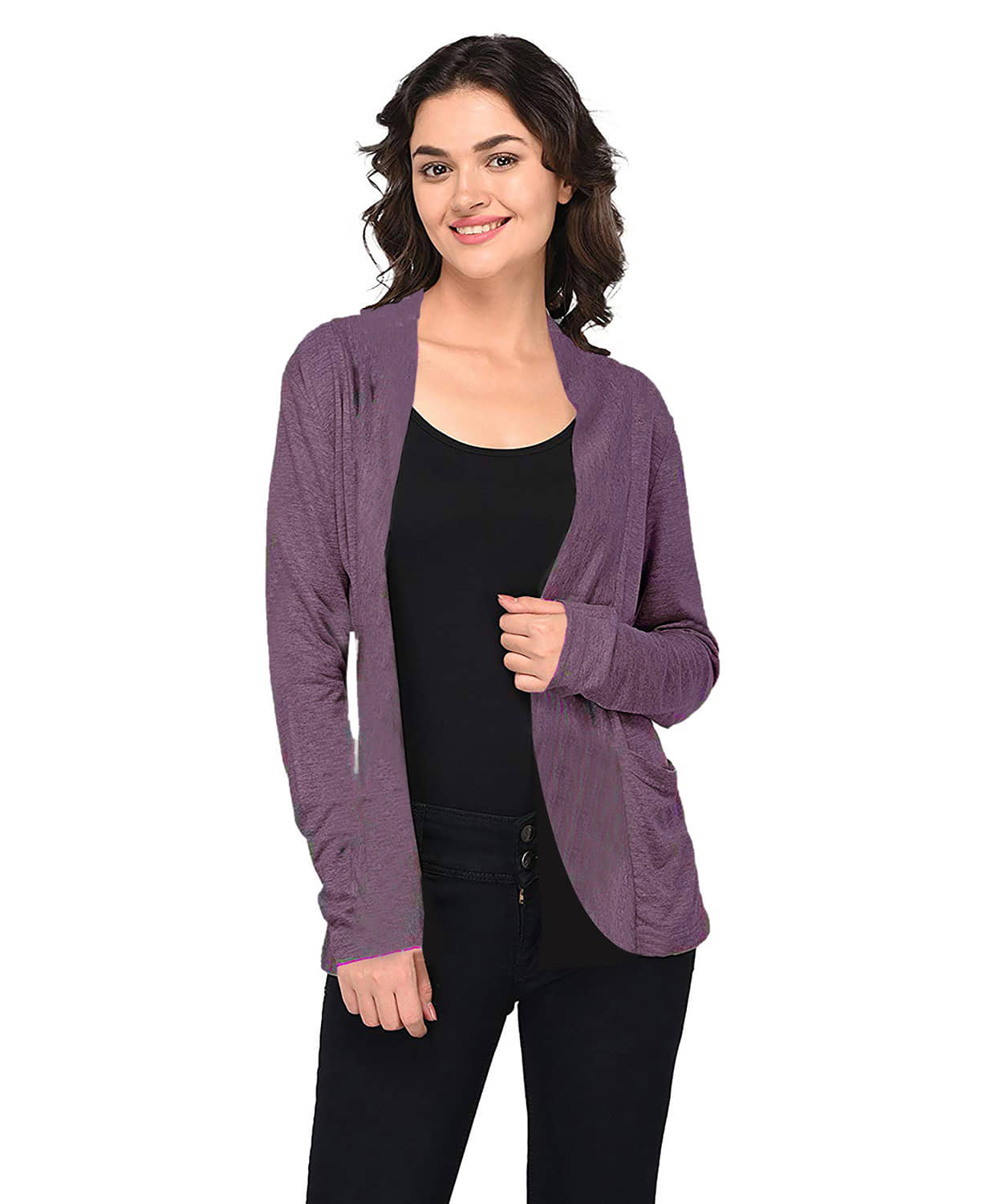 Goodluck Cotton Shrugs - Purple