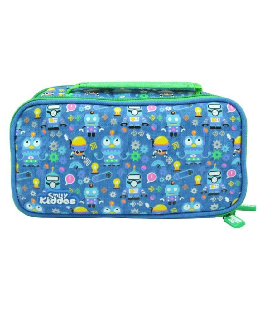     			Smily Multipurpose Pencil Case Crazy Robot (Blue) | Kids Pencil Case | School pencil Case | pencil case for Boys & Girls | Travel pencil case for Boys & Girl | Blue pencil Case