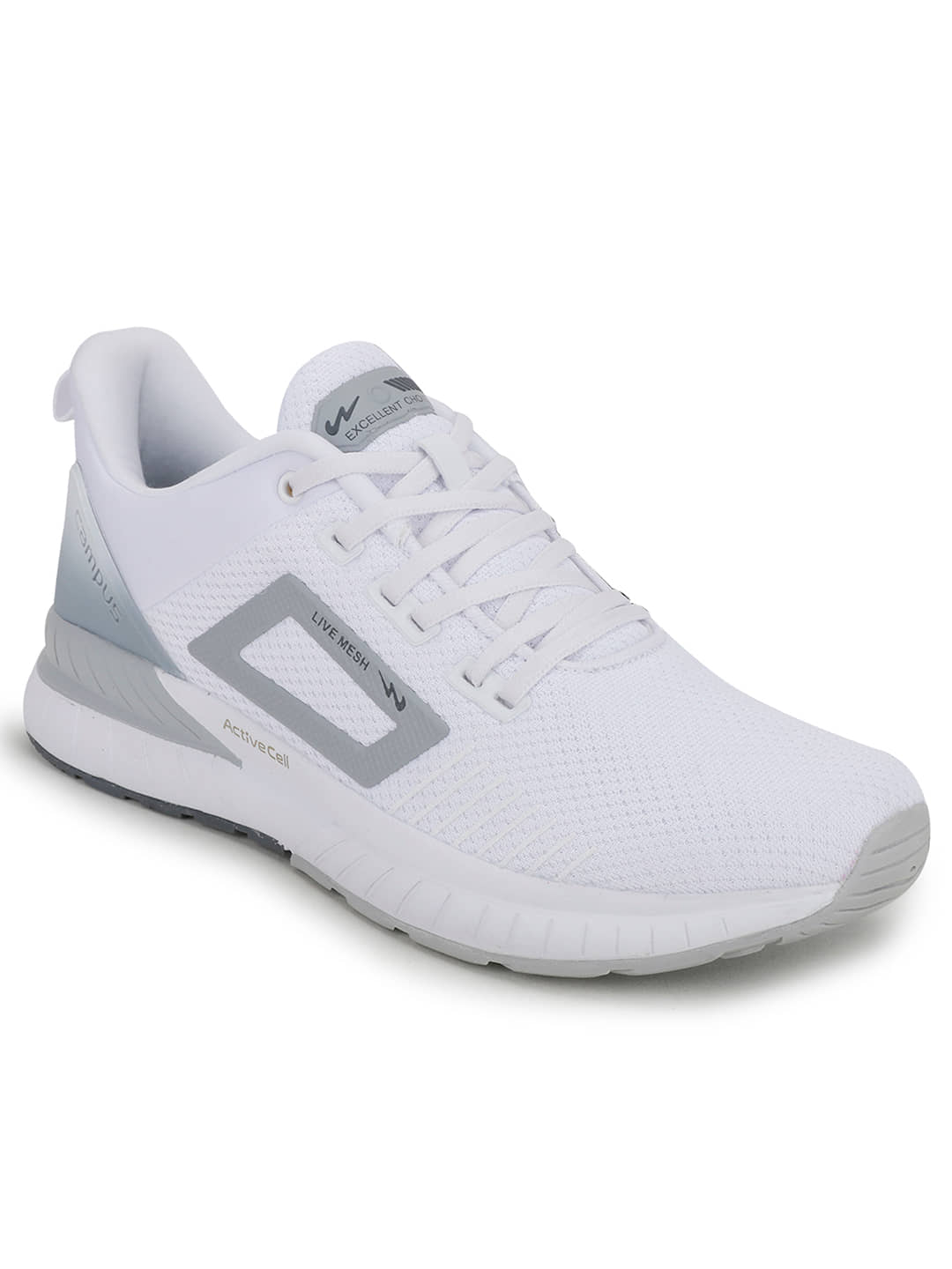 Campus EVOK White  Men's Sports Running Shoes - Sports Shoes | Buy online on ZillyBuy