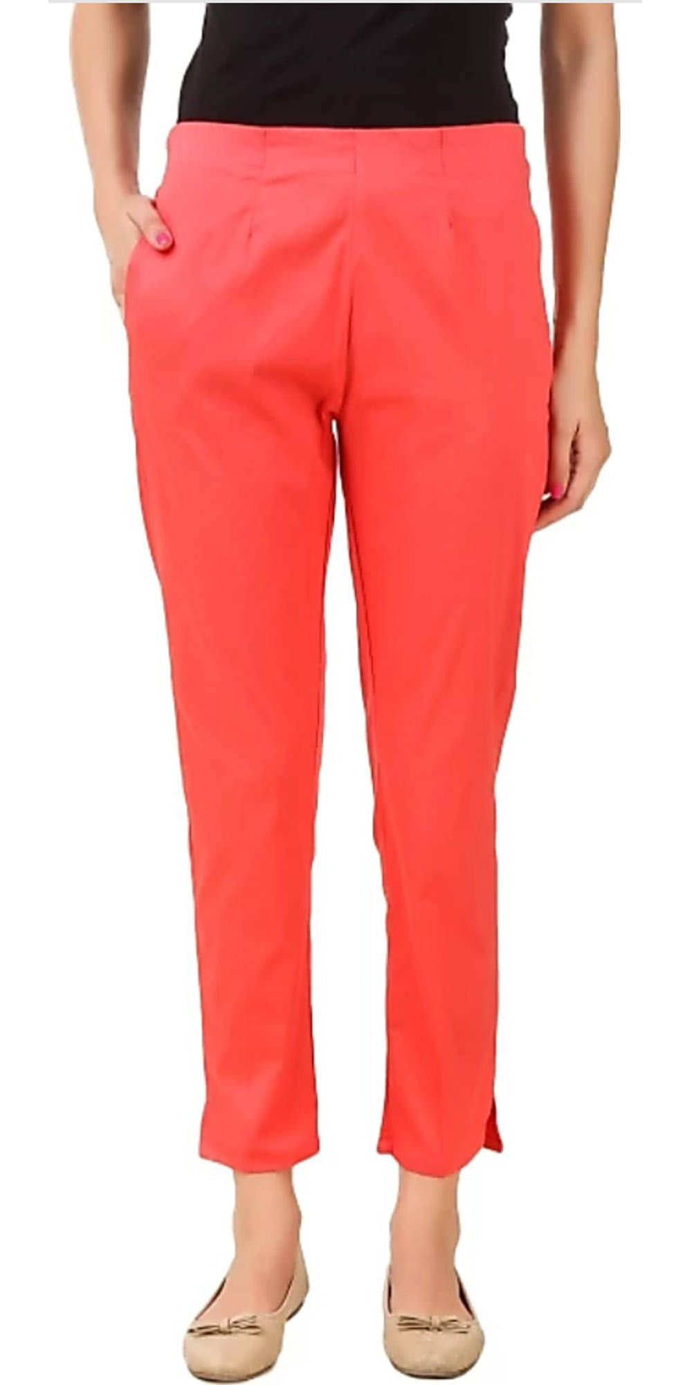     			STYLE ACCESS Cotton Casual Pants