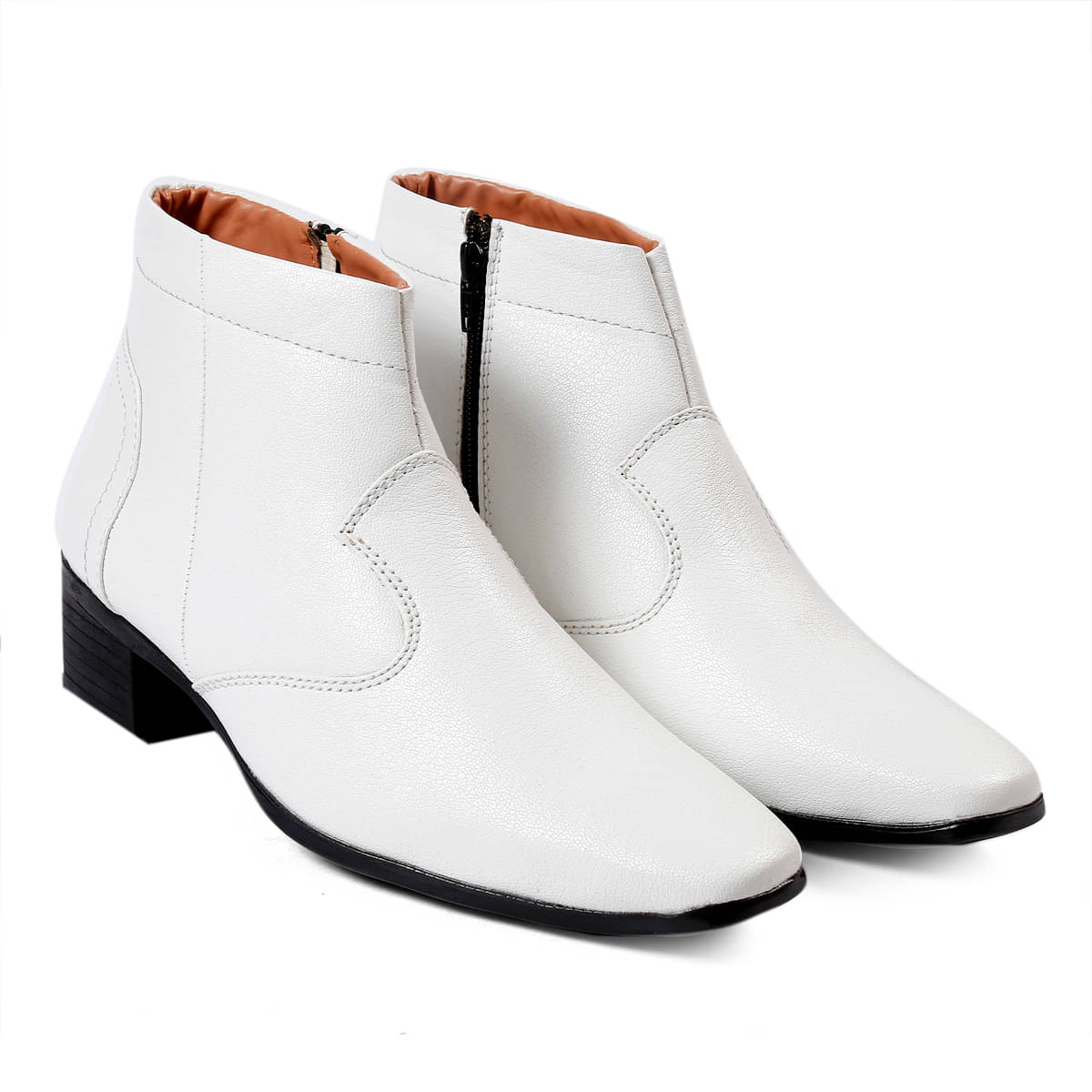     			YUVRATO BAXI White Formal Boot