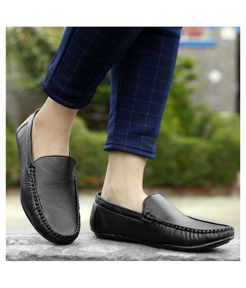     			YUVRATO BAXI Black Loafers