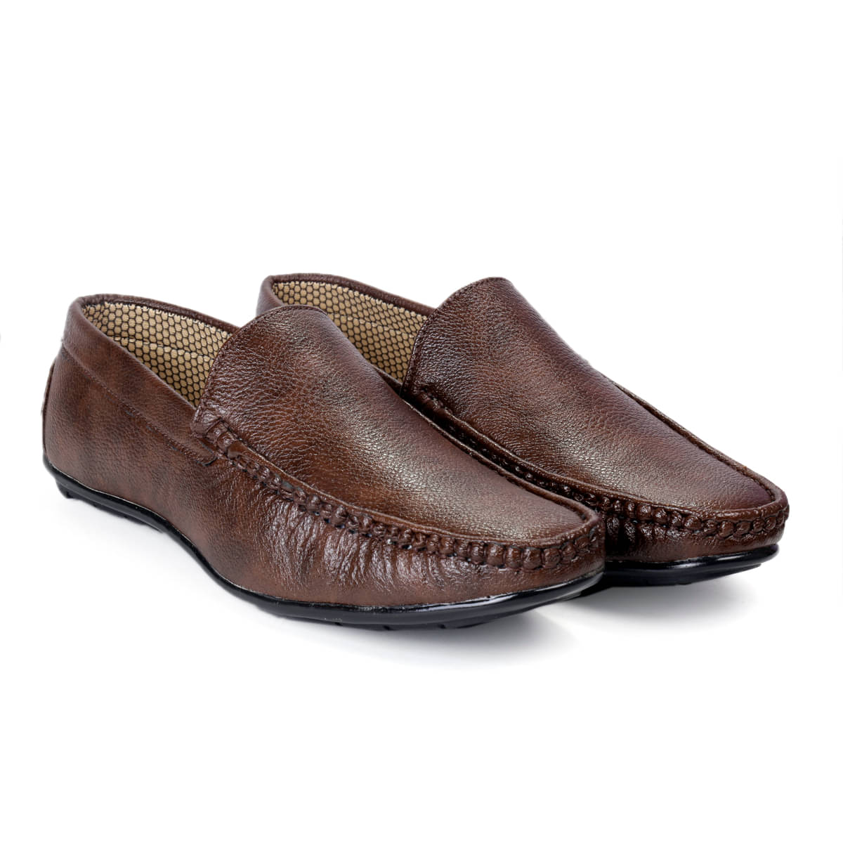     			YUVRATO BAXI Brown Loafers