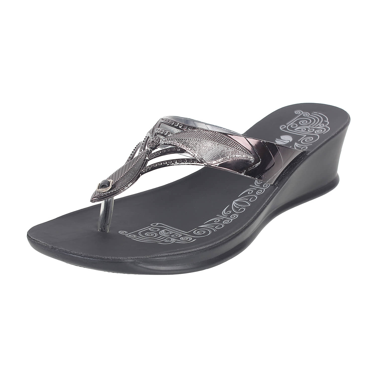 Inblu - Black Women's Slip On Heels - Heels | Buy online on ZillyBuy