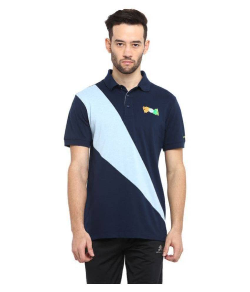 OFF LIMITS - Navy Blue Polyester Regular Fit Men's Sports Polo T-Shirt ( Pack of 1 ) OFF LIMITS - Navy Blue Polyester Regular Fit Men's Sports Polo T-Shirt ( Pack of 1 )