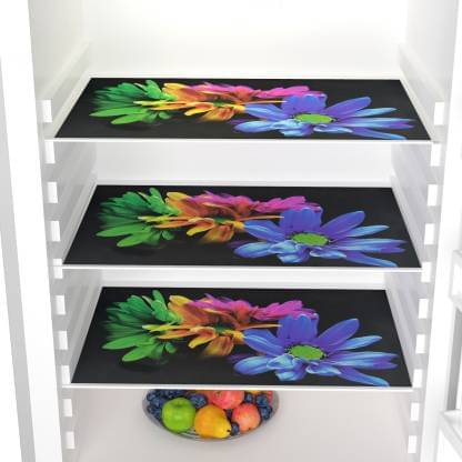 Revexo Set of 3 PVC Multi Fridge Mats Revexo Set of 3 PVC Multi Fridge Mats