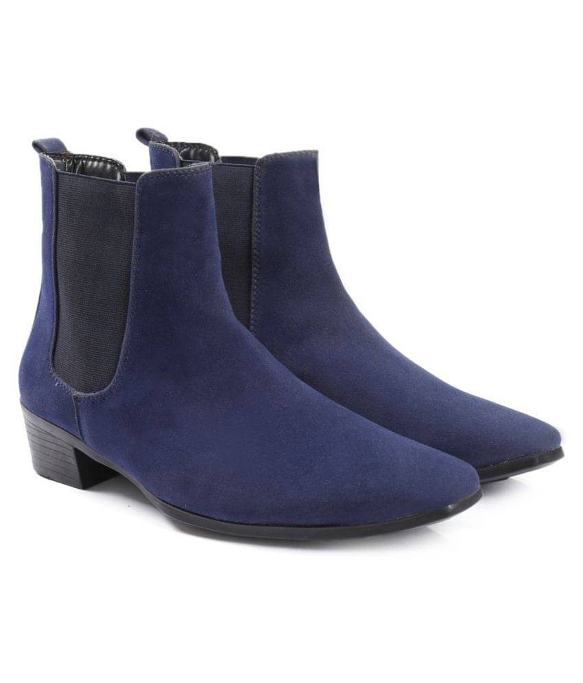     			YUVRATO BAXI Blue Party Boot