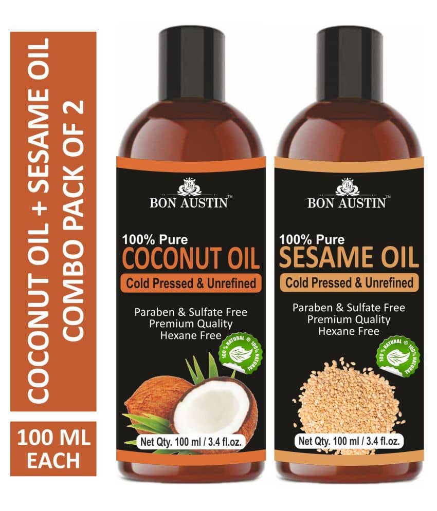 Bon Austin - Hair Growth Coconut Oil 200 ml ( Pack of 2 )
