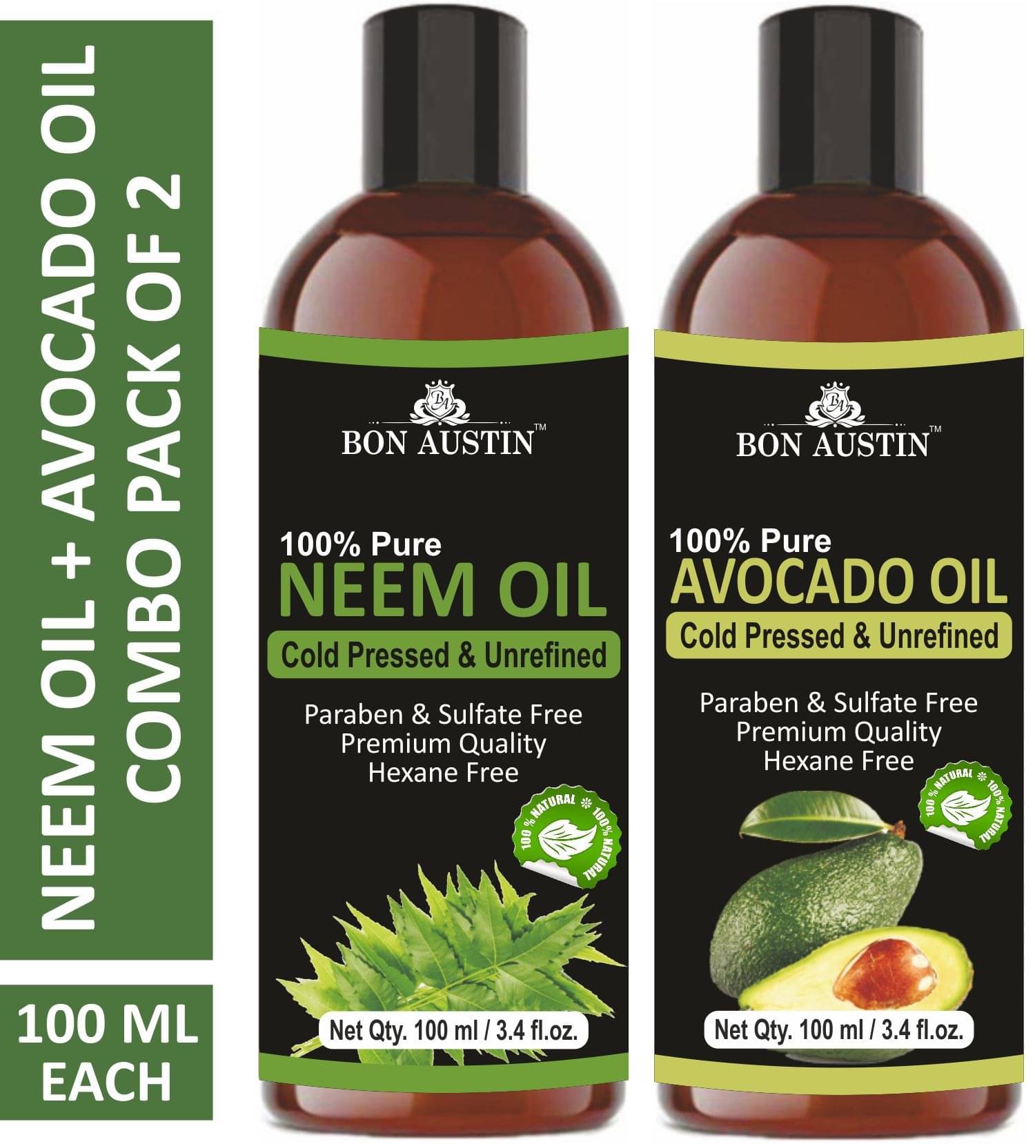     			Bon Austin Premium Neem Oil 200 mL Pack of 2