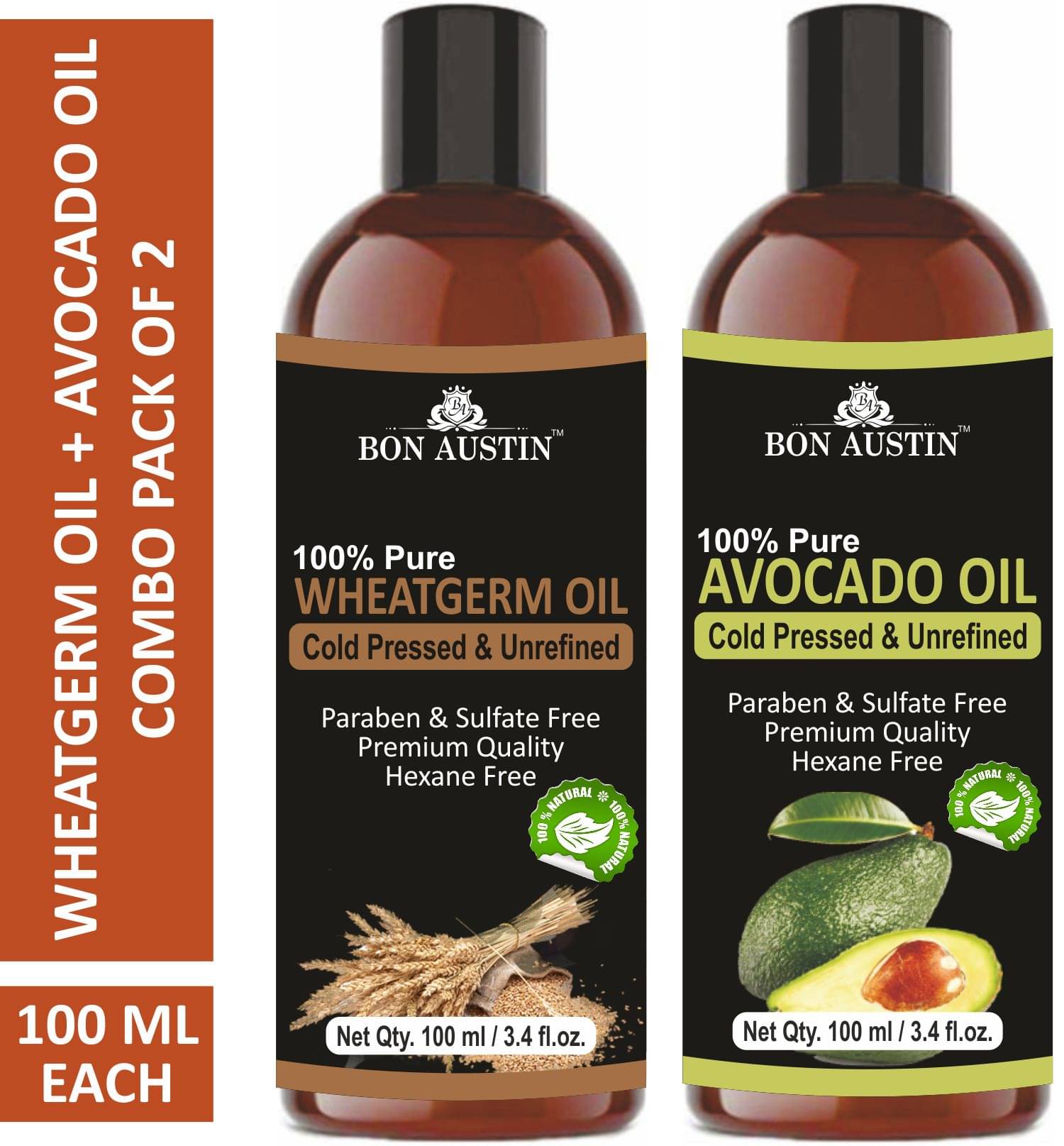 Bon Austin - Hair Growth Avocado Oil 100 ml ( Pack of 2 ) Bon Austin - Hair Growth Avocado Oil 100 ml ( Pack of 2 )
