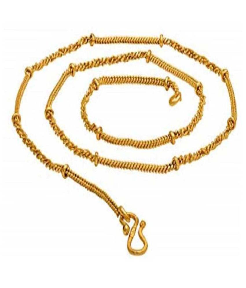 ESG 22kt Gold Plated Chain ( Set of 1 ) ESG 22kt Gold Plated Chain ( Set of 1 )