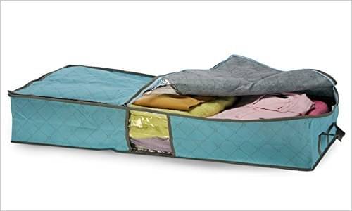 House of Quirk Storage Organizer Box with Clear Underbed Bag Window House of Quirk Storage Organizer Box with Clear Underbed Bag Window