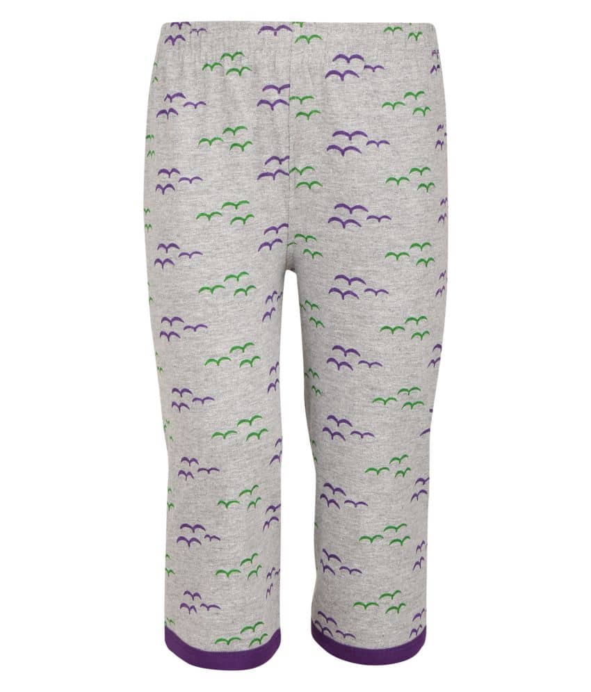 Sinimini Pack of 1 Girls Cotton Capris ( Multi )