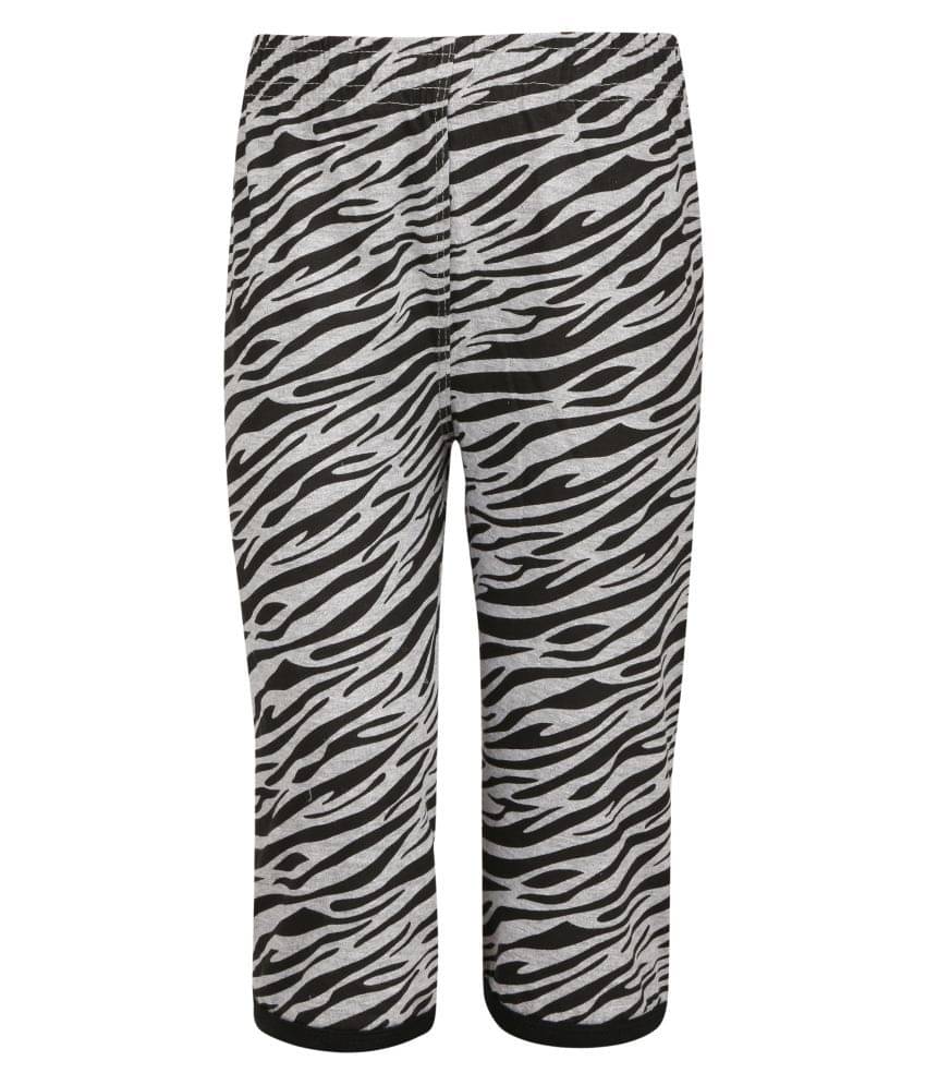     			Sinimini Pack of 1 Girls 100% Cotton Capris ( Multi )