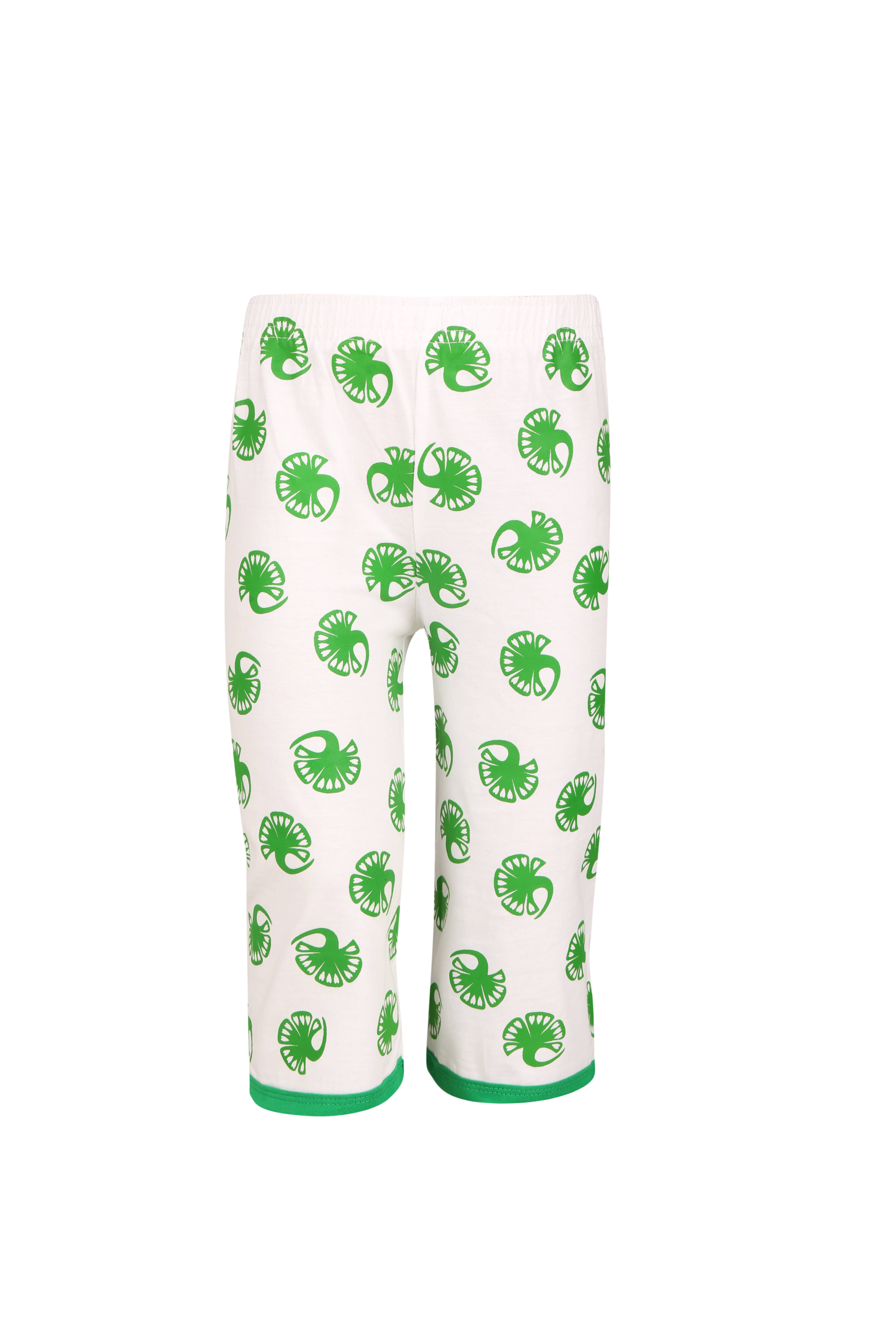     			Sinimini Pack of 1 Girls Cotton Capris ( Multi )