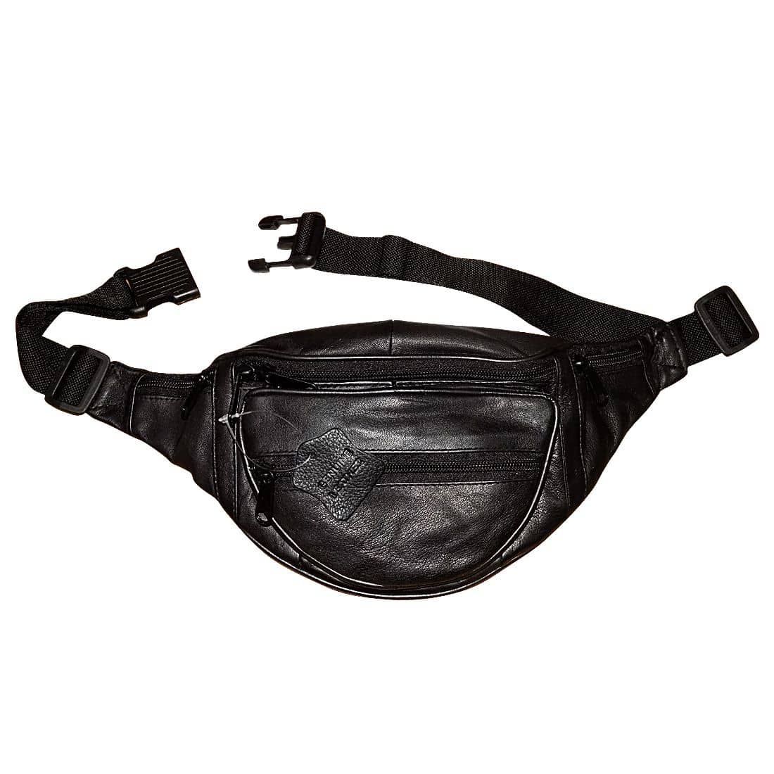 Style 98 Leather Black Waist Pouch - Handbags | Buy online on ZillyBuy