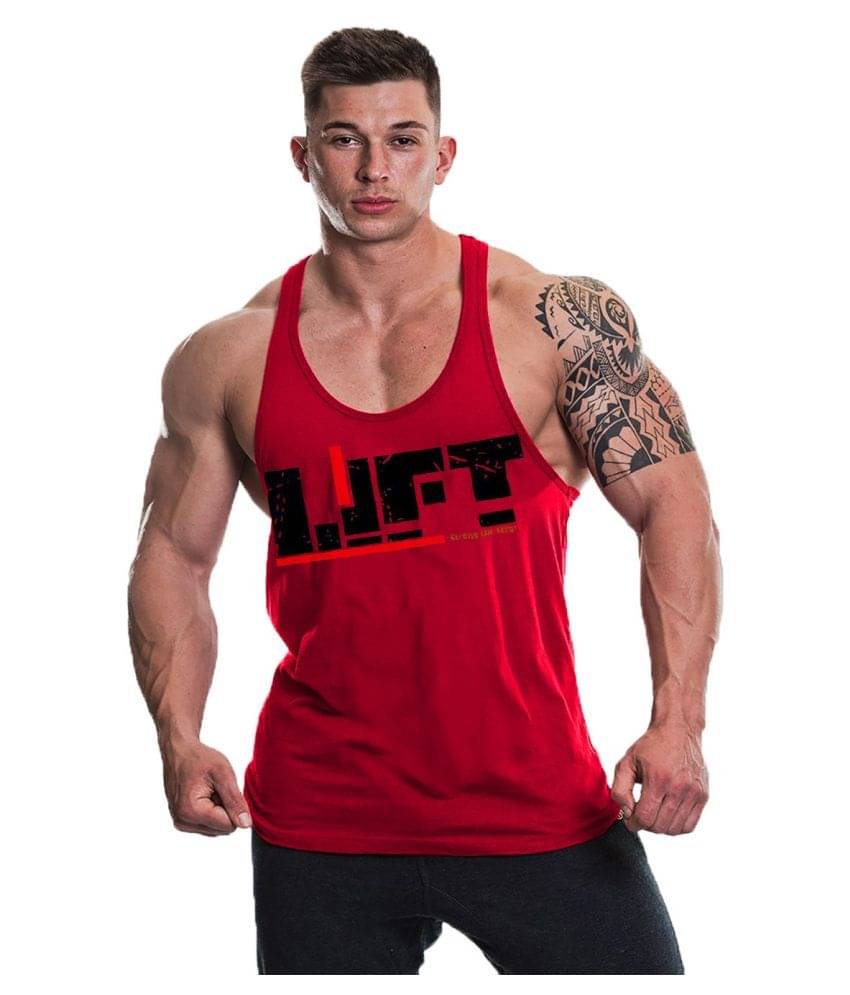 The Blazze 0022 Men's Lift Tank Tops Muscle Gym Bodybuilding Vest Fitness Workout Train Stringers     			The Blazze 0022 Men's Lift Tank Tops Muscle Gym Bodybuilding Vest Fitness Workout Train Stringers