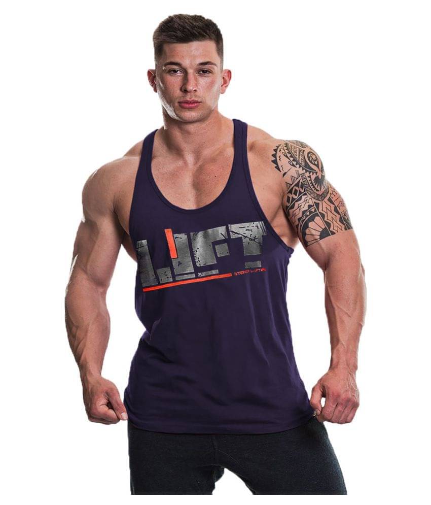 The Blazze 0022 Men's Lift Tank Tops Muscle Gym Bodybuilding Vest Fitness Workout Train Stringers     			The Blazze 0022 Men's Lift Tank Tops Muscle Gym Bodybuilding Vest Fitness Workout Train Stringers