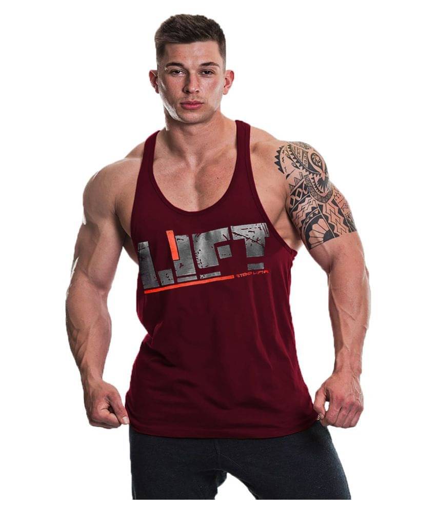 The Blazze 0022 Men's Lift Tank Tops Muscle Gym Bodybuilding Vest Fitness Workout Train Stringers     			The Blazze 0022 Men's Lift Tank Tops Muscle Gym Bodybuilding Vest Fitness Workout Train Stringers