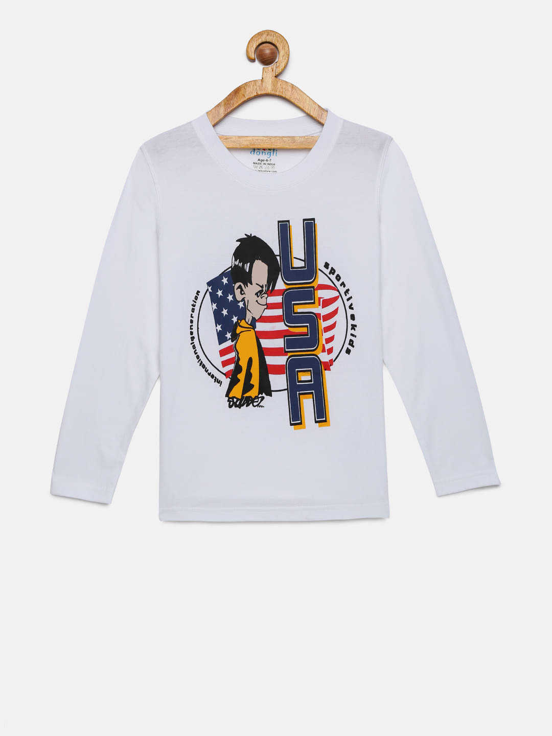     			Dongli Pack of 2 Boys Cotton T-Shirt ( Multi Color )