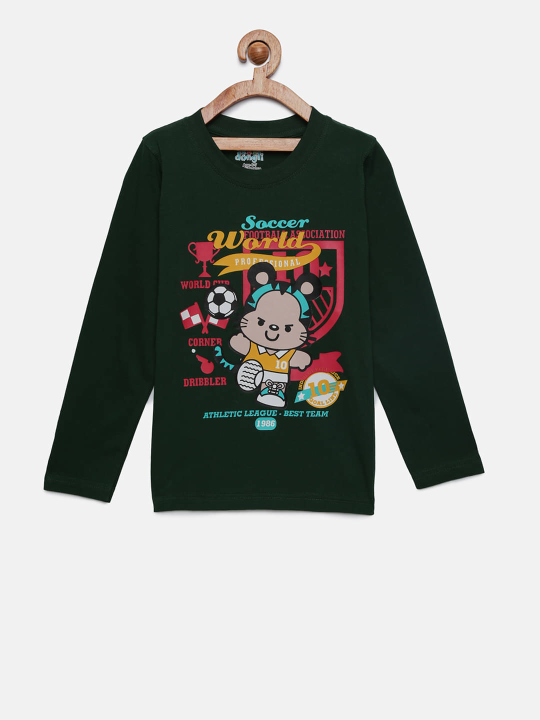     			Dongli Pack of 1 Boys Cotton T-Shirt ( Multicolor )