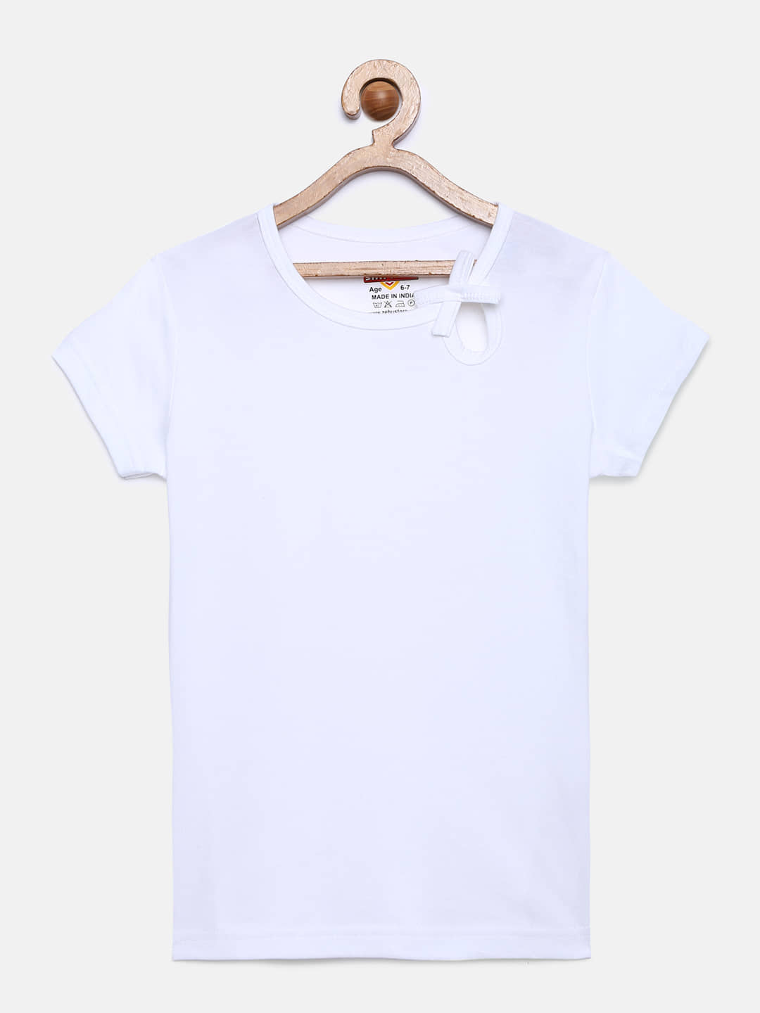 Sinimini Pack of 1 Girls 100% Cotton T-Shirts ( Multi )