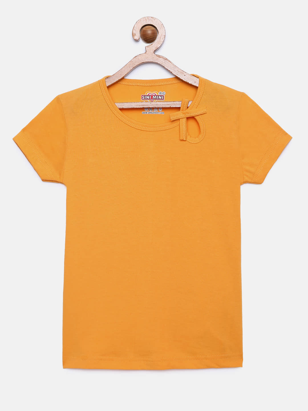 Sinimini Pack of 1 Girls 100% Cotton T-Shirts ( Multi )