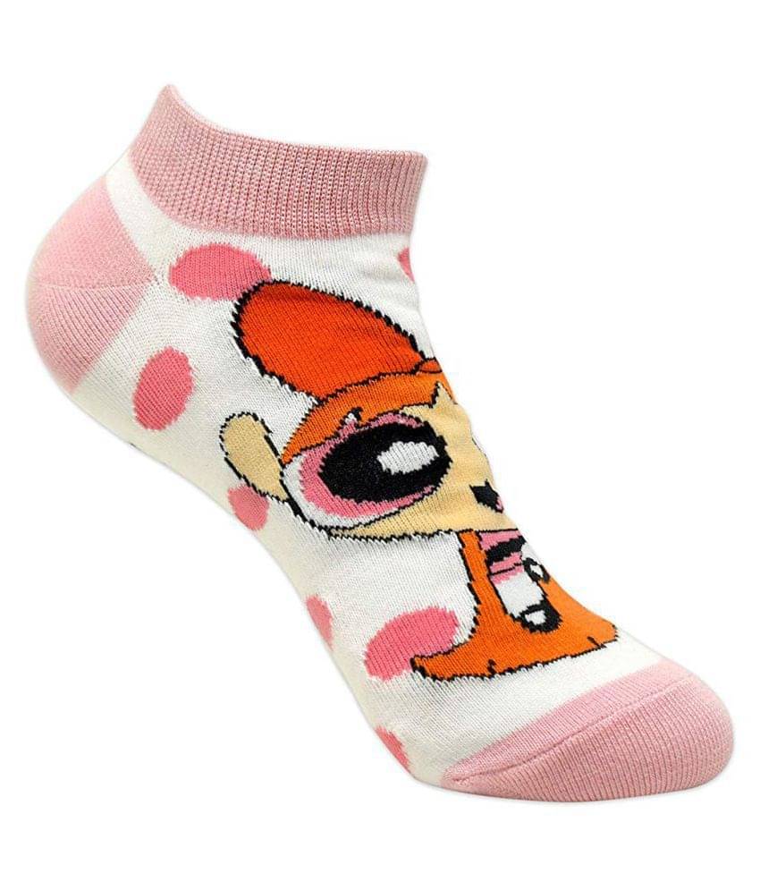     			Powerpuff Girls By Balenzia Low Cut Socks for Women (Pack of 1)