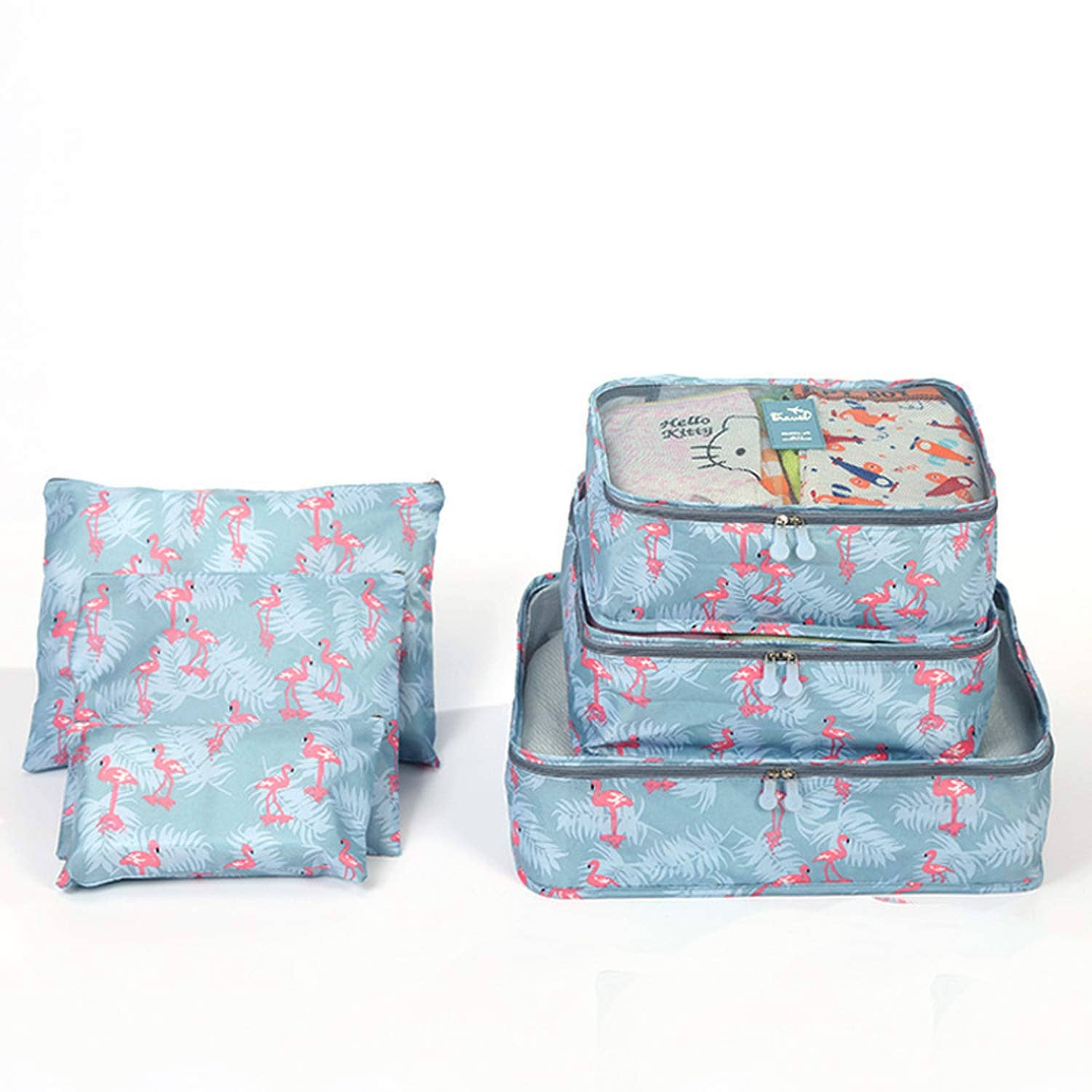 House Of Quirk Grey Travel Storage Bag 6pcs/set
