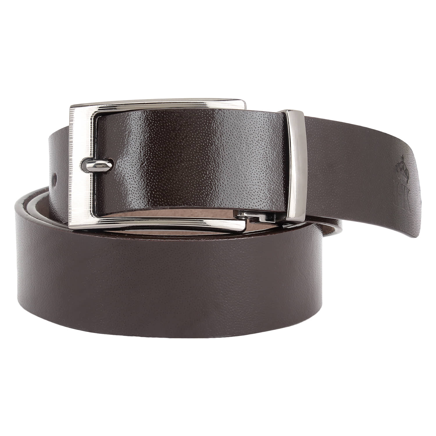 RUNSI INTERNATIONAL Brown Leather Formal Belt
