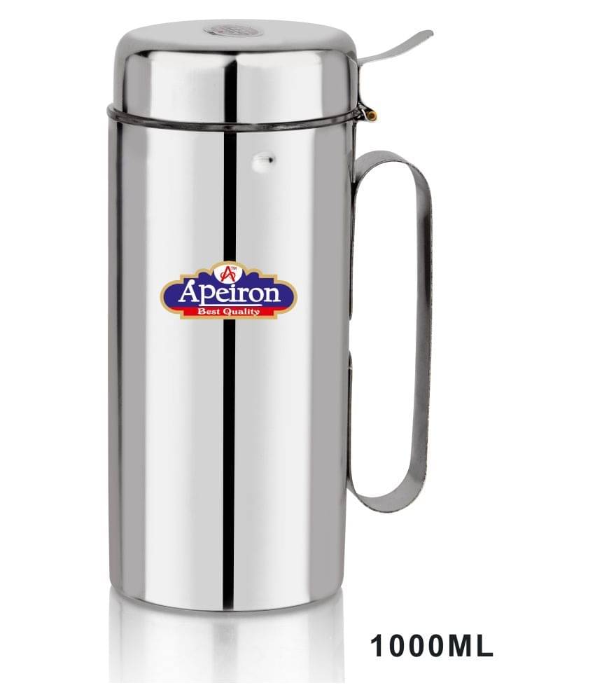     			APEIRON Nozzle Steel Oil Container/Dispenser Set of 1 1000 mL
