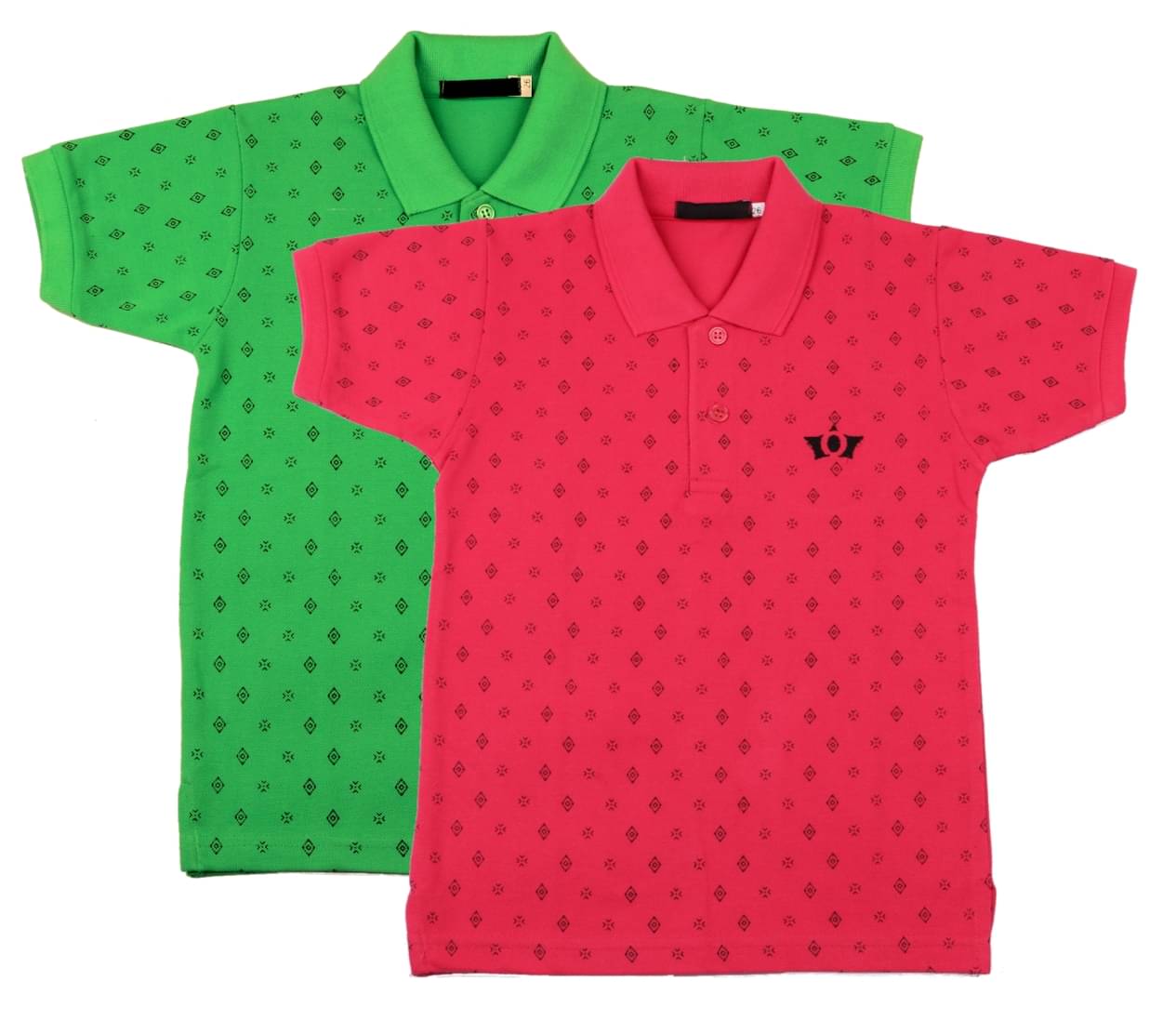     			NEUVIN Pack of 3 Boys Cotton Polo T-Shirt ( Multi Color )