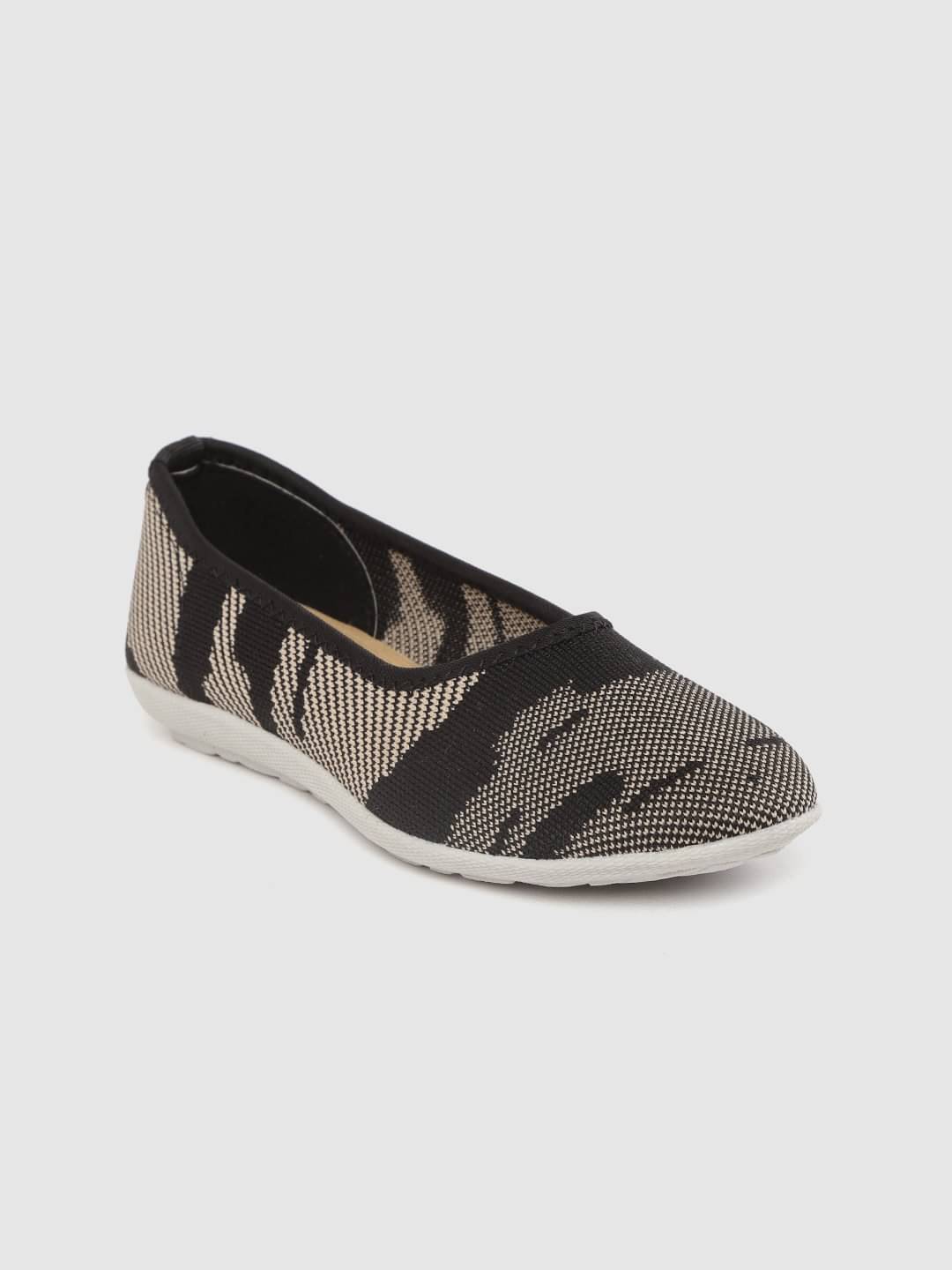     			MARC LOIRE Black Ballerinas