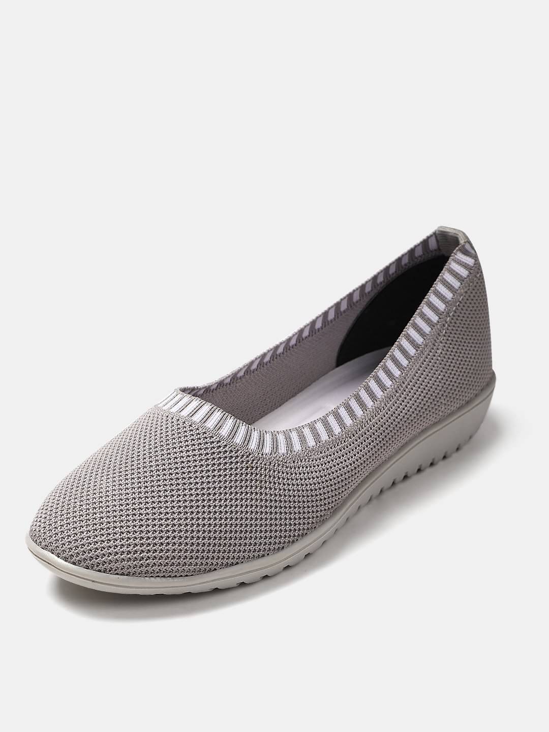     			MARC LOIRE Gray Ballerinas