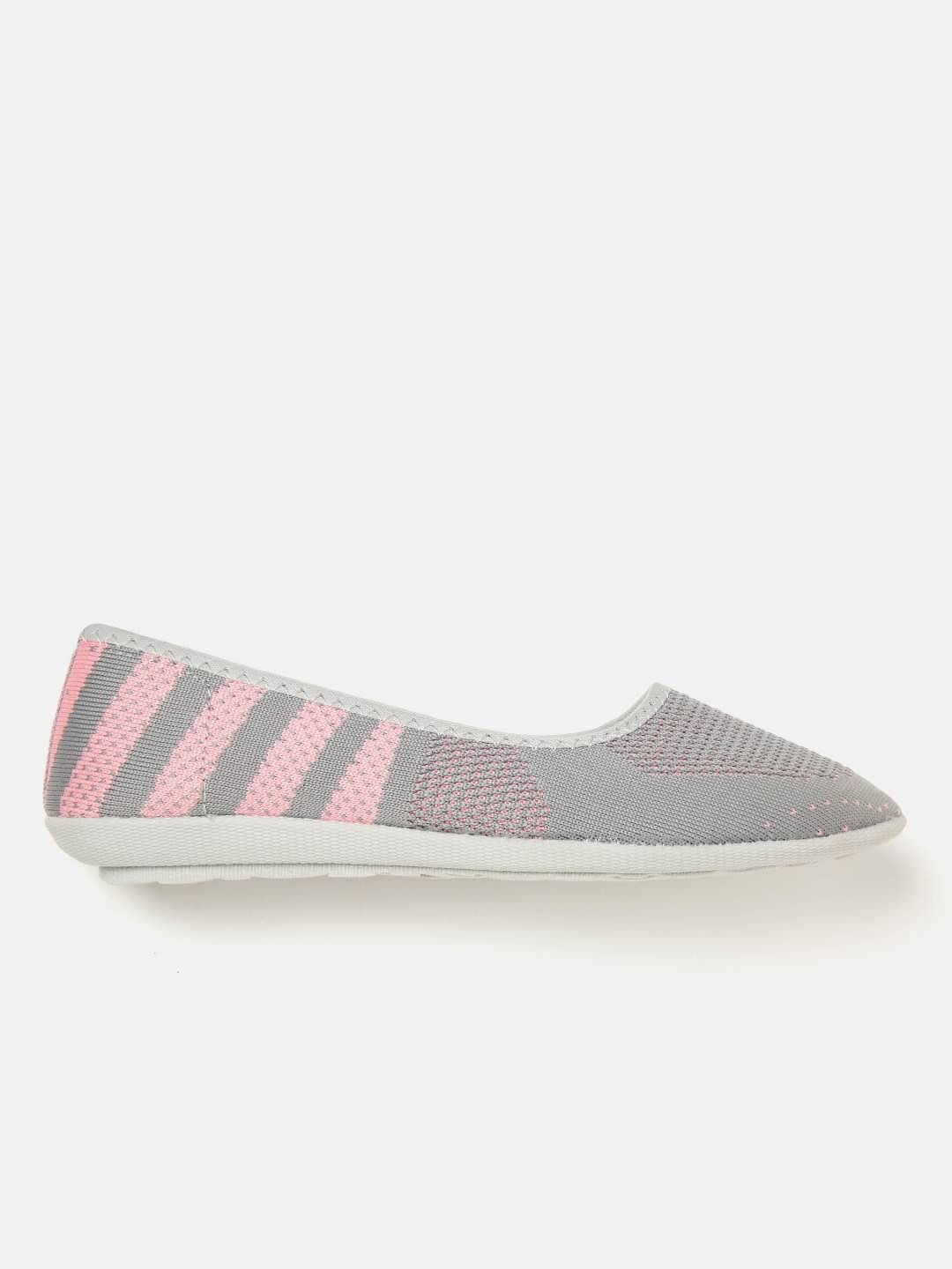     			MARC LOIRE Gray Ballerinas