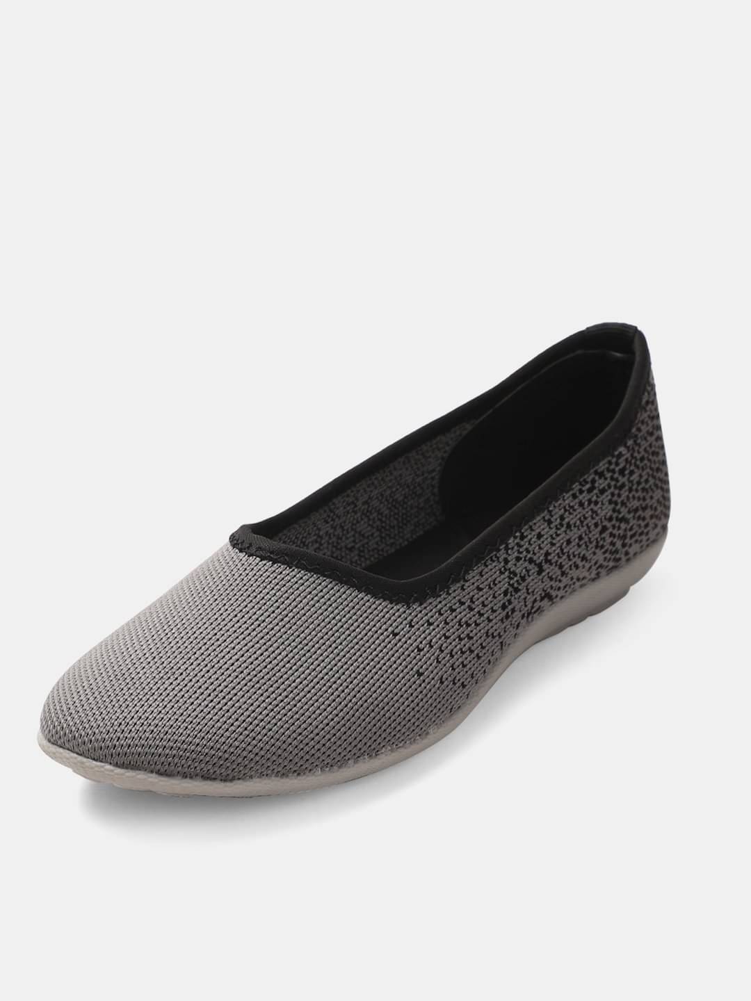     			MARC LOIRE Gray Ballerinas