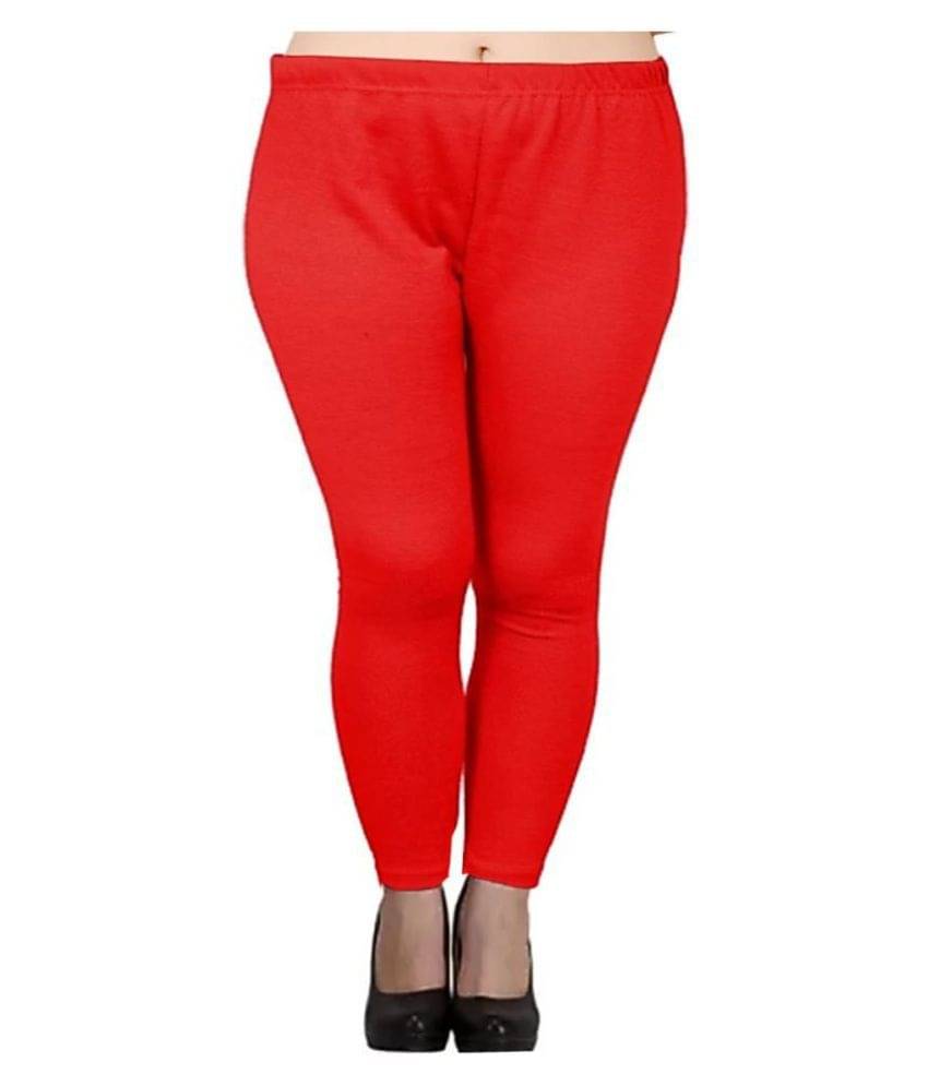     			Style premium Red Woollen Maternity Leggings/Tights