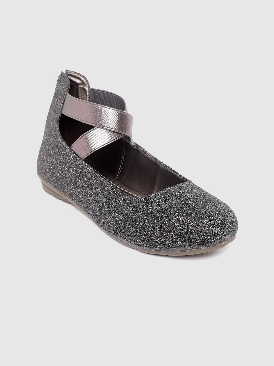     			MARC LOIRE Black Ballerinas