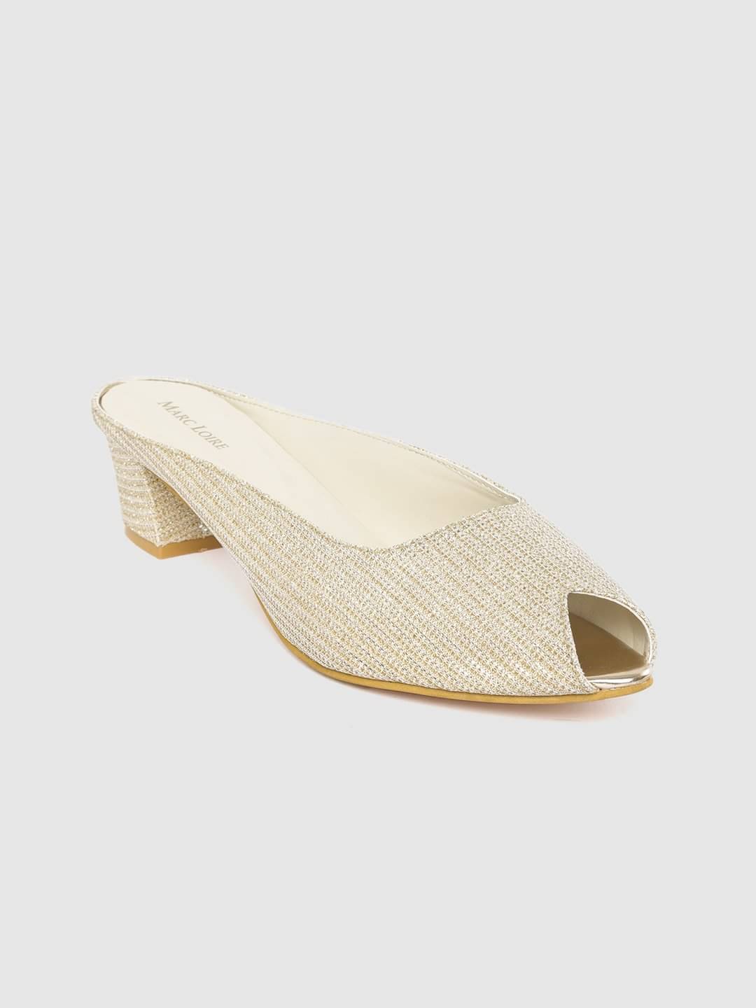     			MARC LOIRE Pink Block Heels