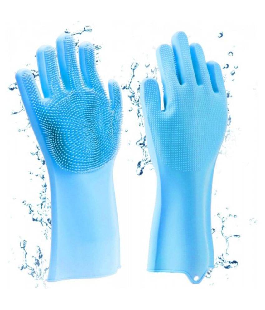 Scrubbing Gloves Magic Silicone Reusable Multi-functional Dish Washing Glove Rubber Universal Size Cleaning Glove Scrubbing Gloves Magic Silicone Reusable Multi-functional Dish Washing Glove Rubber Universal Size Cleaning Glove